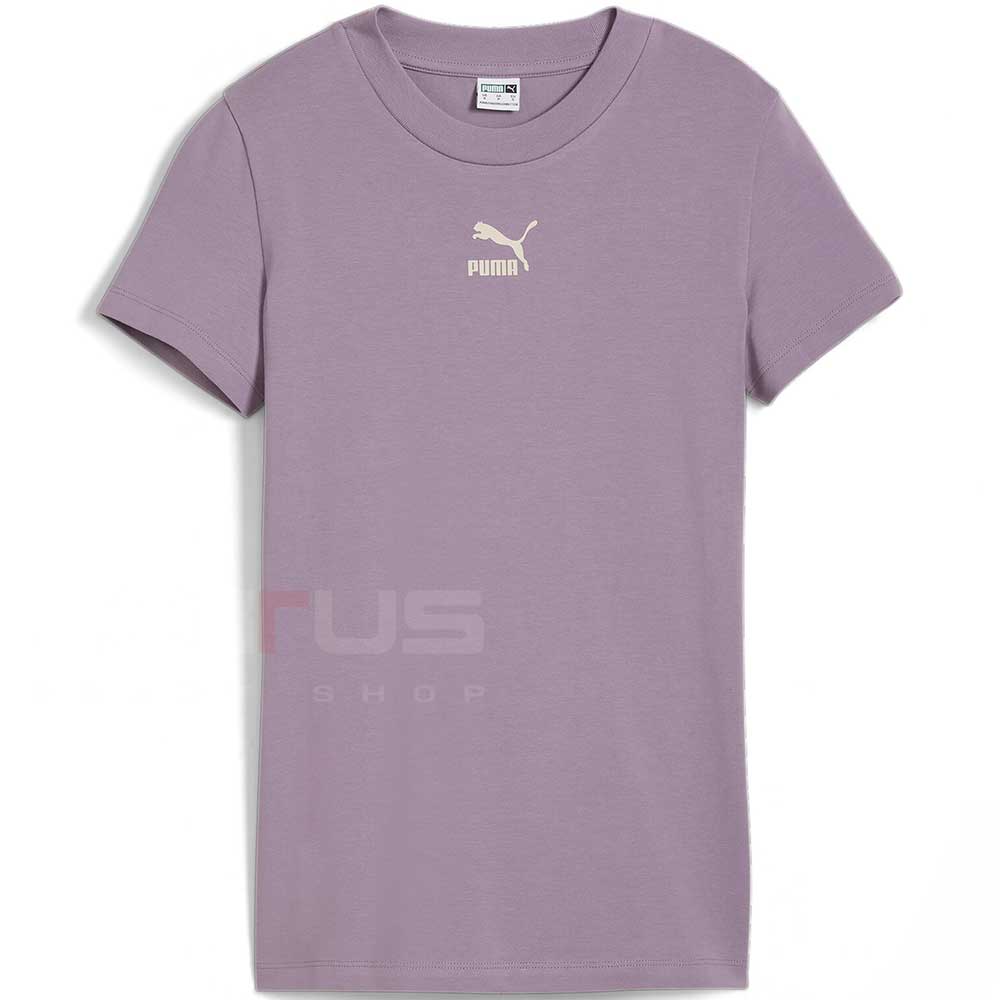 ДАМСКА ТЕНИСКА PUMA 53561030 CLASSICS SLIM TEE БЛЕДОЛИЛАВА - lotus-sport.bg